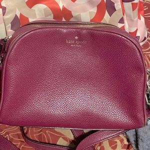 Burgundy Kate spade bag